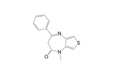 1,3-Dihydro-1-methyl-4-phenyl-2H-thieno[3,4-b][1,4]diazepin-2-one