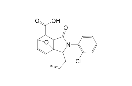 2-Allyl-3-(2-chloro-phenyl)-4-oxo-10-oxa-3-aza-tricyclo[5.2.1.0(1,5)]dec-8-ene-6-carboxylic acid