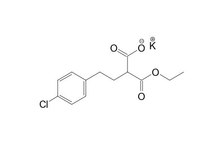 (p-chlorophenethyl)malonic acid, ethyl ester, potassium salt