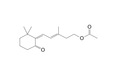 Acetic acid, 5-(2,2-dimethyl-6-oxocyclohexylidene)-3-methyl-pent-3-enyl ester