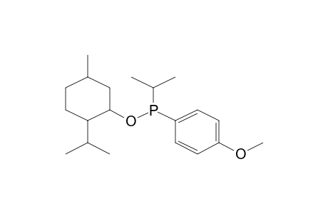 2-Isopropyl-5-methylcyclohexyl isopropyl(4-methoxyphenyl)phosphinite