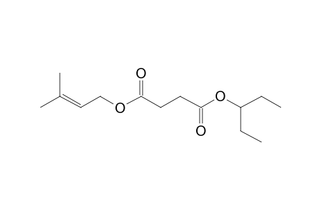 Succinic acid, 3-methylbut-2-enyl 3-pentyl ester