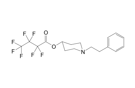 1-(2-Phenylethyl)-4-piperidol HFB