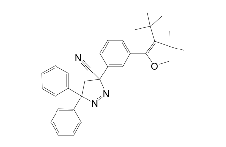 4-tert-Butyl-5-[3-(3-cyano-4,5-dihydro-5,5-diphenyl-3H-prrazole-3-yl)phenyl]-3,3-dimethyl-2,3-dihydrofuran