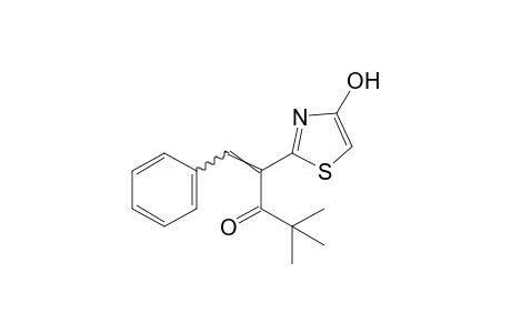 4,4-dimethyl-2-(4-hydroxy-2-thiazolyl)-1-phenyl-1-penten-3-one