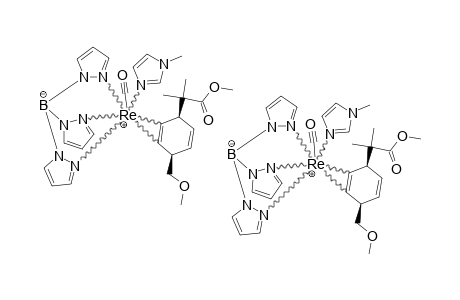 #3A;[HYDRIDOTRIS-(PYRAZOLYL)-BORATE]-RE-(CO)-(N-METHYLIMIDAZOLE)-[5,6-ETA(2)-(METHYL-2-[4-(METHOXYMETHYL)-CYCLOHEXA-2,5-DIEN-1-YL]-2-METHYLPROPANOATE]]