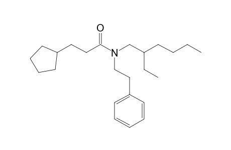 3-Cyclopentylpropionamide, N-(2-phenylethyl)-N-(2-ethylhexyl)-