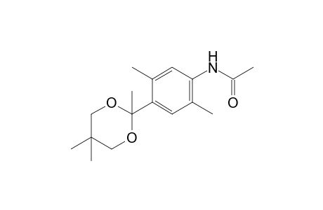 4'-(2,5,5-trimethyl-m-dioxan-2-yl)-2',5'-acetoxylidide