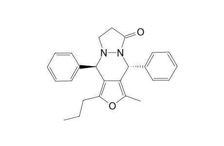 (4R,10R)-1-butyl-3-methyl-4,10-diphenyl-7,8-dihydro-4H,6H,10H-furo[3,4-d]pyrazolo[1,2-a]pyridazin-6-one