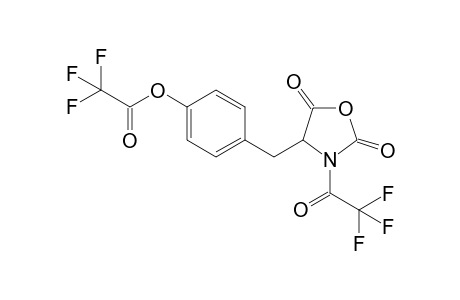 N-trifluoroacetyl-4-(4-trifluoroacetoxybenzyl)-1,3-oxazolidine-2,5-dione