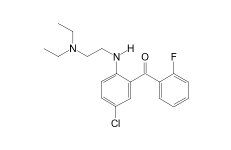 (5-Chloro-2-([2-(diethylamino)ethyl]amino)phenyl)(2-fluorophenyl)methanone