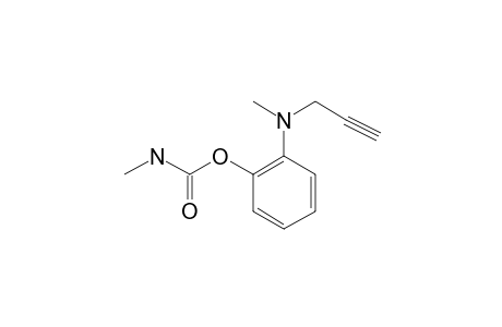 Phenol, 2-(methyl-2-propynylamino)-, methylcarbamate (ester)