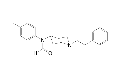 N-(4-Methylphenyl)-N-[1-(2-phenylethyl)piperidin-4-yl]formamide