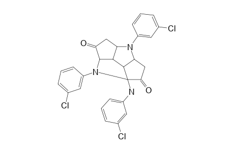 1-(META-CHLOROANILINO)-2,7-DI-(META-CHLOROPHENYL)-2,7-DIAZA-TETRACYCLO-[4.4.2.0(3,12).0(8,11)]-DODECANE-4,10-DIONE