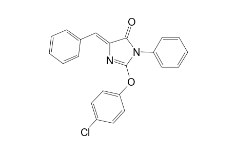 (5Z)-2-(4-chloranylphenoxy)-3-phenyl-5-(phenylmethylidene)imidazol-4-one
