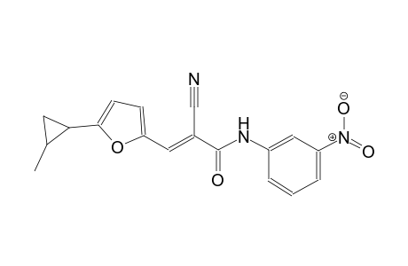 (2E)-2-cyano-3-[5-(2-methylcyclopropyl)-2-furyl]-N-(3-nitrophenyl)-2-propenamide