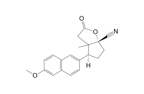 (4S,6aR)-4-(6-methoxy-2-naphthyl)-3a-methyl-2-oxohexahydro-6aH-cyclopenta[b]furan-6a-carbonitrile