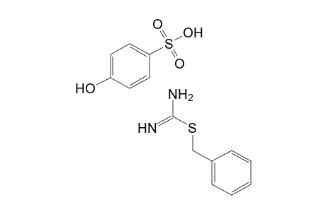 2-benzyl-2-thiopseudourea, compound with p-hydroxybenzenesulfonic acid