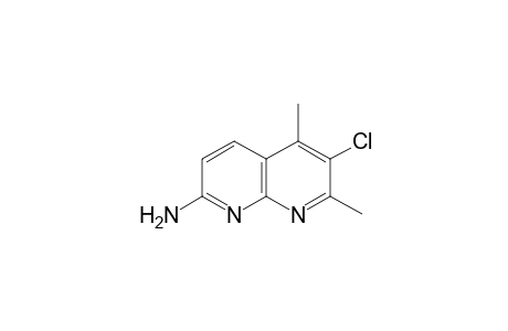 1,8-Naphthyridin-2-amine, 6-chloro-5,7-dimethyl-