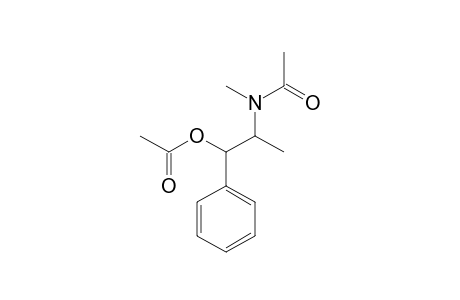 Acetamide, N-[2-(acetyloxy)-1-methyl-2-phenylethyl]-N-methyl-