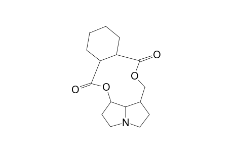 (-)-7,9-O,O-(trans-cyclohexane-1,2-dicarbonyl)platynecine
