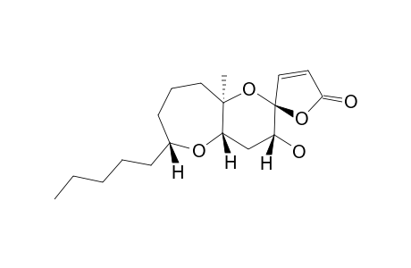 (1R*,5R*,7S*,9R*,10R*)-9-HYDROXY-1-METHYL-5-PENTYL-6,11,2'-TRIOXASPIROBICYCLO-[5.4.0]-UNDECANE-10,1'-CYCLOPENT-4'-ENE-3'-ONE