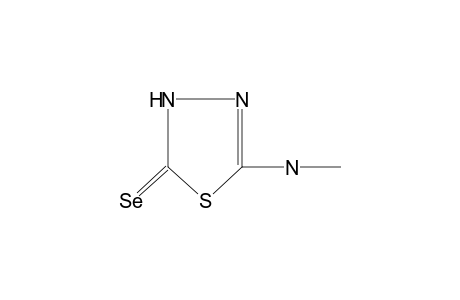5-METHYLAMINO-1,3,4-3H-THIADIAZOLINE-2-SELONE
