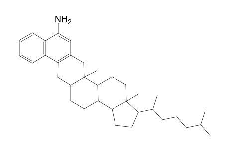 Cholest-2-eno[2,3-c]naphthalene, 1'-amino-