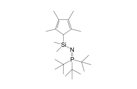 P-Tris(tert-butyl)-N-[dimethyl-(2,3,4,5-tetramethyl-cyclopenta-2,4-dienyl)silanyl]iminophosphorane