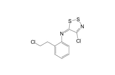 4-Chloro-5-[2-(2-chloroethyl)phenylimino]-5H-1,2,3-dithiazole