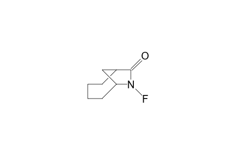 7-Fluoro-7-aza-bicyclo(4.2.1)nonan-8-one