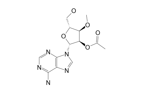 Adenosine, 3'-o-methyl-, 2'-acetate