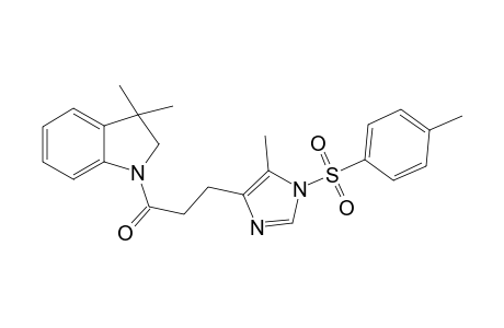 1-{3'-[5"-Methyl-1"-(4'''-methylbenzenesulfonyl)-3"-imidazole]propionyl}-3,3-dimethylindoline