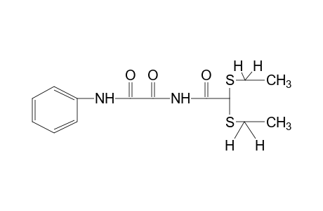 N-glyoxyloyl-N'-phenyloxamide, N-[2-(diethyl mercaptal)]