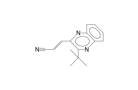 (E)-3-(3'-tert.-Butyl-quinoxalin-2'-yl)-prop-2-ene-nitrile