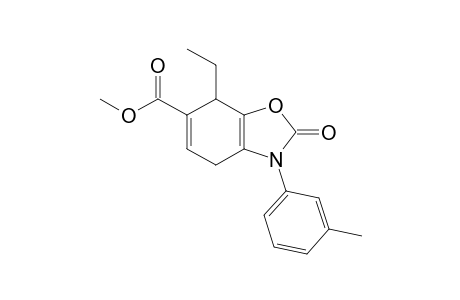 6-CARBOMETHOXY-7-ETHYL-3-(META-TOLYL)-4,7-DIHYDROBENZOXAZOL-2-ONE