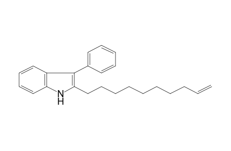 1H-Indole, 2-(9-decen-1-yl)-3-phenyl-