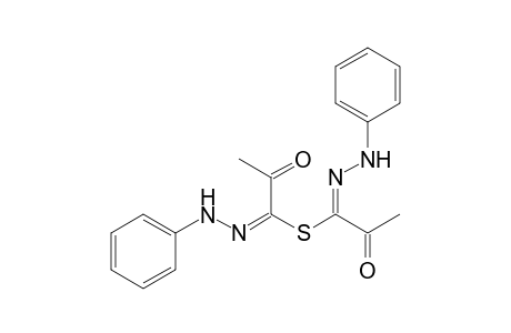 Bis(1-phenylhydrazono-2-oxopropyl) sulfide