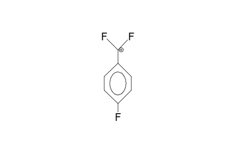 ALPHA,ALPHA-DIFLUORO(PARA-FLUOROPHENYL)CARBENIUM CATION