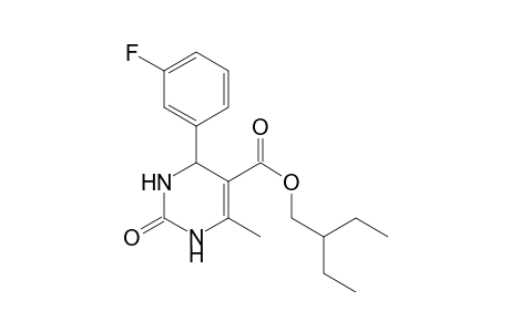 2-Ethylbutyl 4-(3-fluorophenyl)-6-methyl-2-oxo-1,2,3,4-tetrahydro-5-pyrimidinecarboxylate
