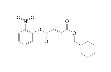 Fumaric acid, 2-nitrophenyl cyclohexylmethyl ester