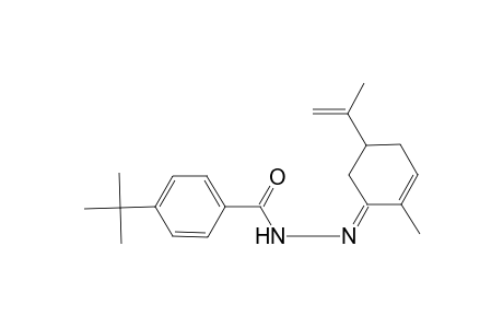 4-tert-Butyl-N-[(E)-(2-methyl-5-prop-1-en-2-yl-cyclohex-2-en-1-ylidene)amino]benzamide