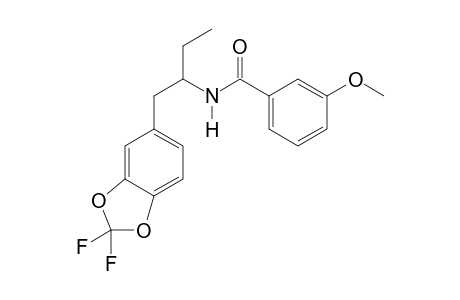 N-[1-(2,2-Difluoro-2H-1,3-benzodioxol-5-yl)butan-2-yl]-3-methoxybenzamide