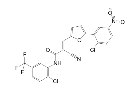 (2E)-3-[5-(2-chloro-5-nitrophenyl)-2-furyl]-N-[2-chloro-5-(trifluoromethyl)phenyl]-2-cyano-2-propenamide