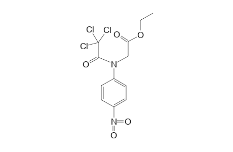N-(p-nitrophenyl)-N-(trichloroacetyl)glycine, ethyl ester
