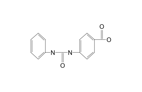 p-(3-phenylureido)benzoic acid