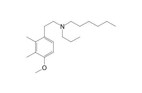 N-Hexyl-N-propyl-2,3-dimethyl-4-methoxyphenethylamine