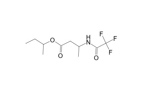 Butanoic acid, 3-[(trifluoroacetyl)amino]-, 1-methylpropyl ester