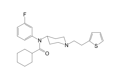 N-3-Fluorophenyl-N-(1-[2-(thiophen-2-yl)ethyl]piperidin-4-yl)cyclohexanecarboxamide