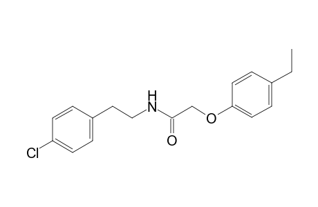 acetamide, N-[2-(4-chlorophenyl)ethyl]-2-(4-ethylphenoxy)-